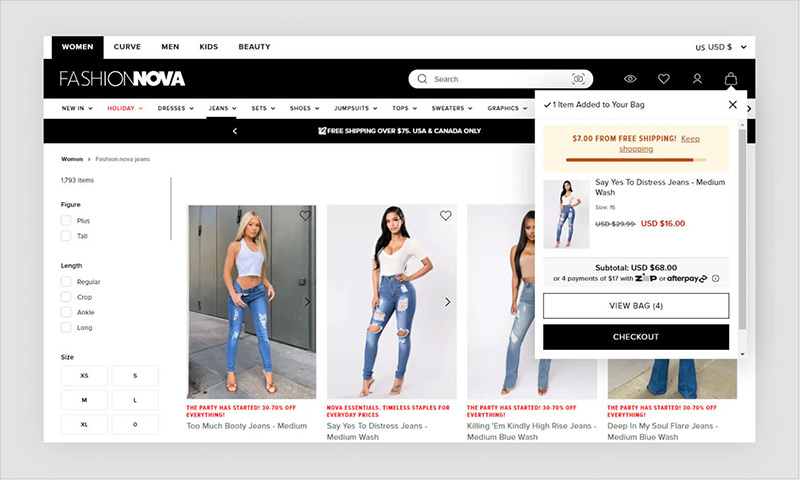 Shopify网站示例2